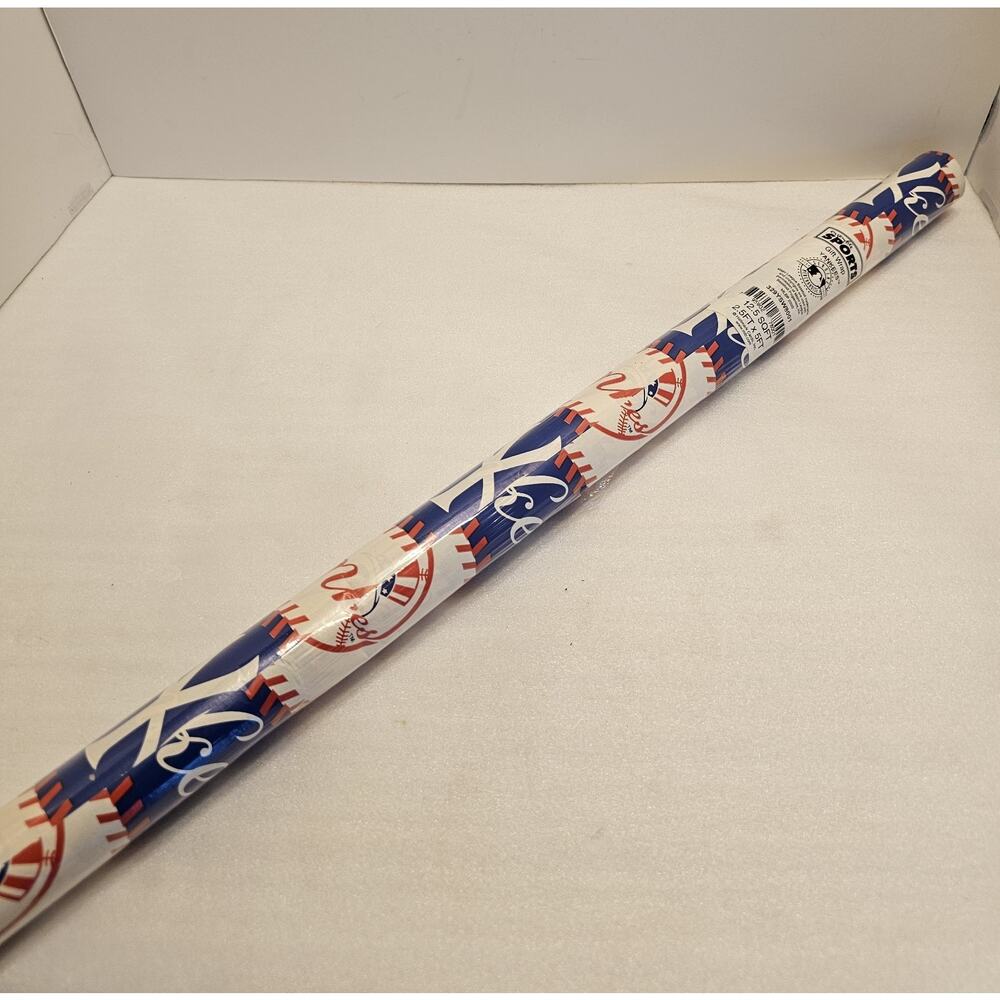 Vintage 2000 NY Yankees Sealed Hallmark Wrapping Paper New‎ MLB Baseball NOS